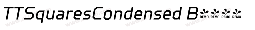 TTSquaresCondensed B字体转换